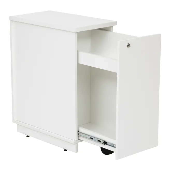 ARMÁRIO PARA ESCRITÓRIO BAIXO 1 PORTA DESLIZANTE ALETA - BRANCO - Foto 2