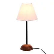LUMINÁRIA DE MESA PILAR C/CUP M - NOZES/BRANCO - Foto 1