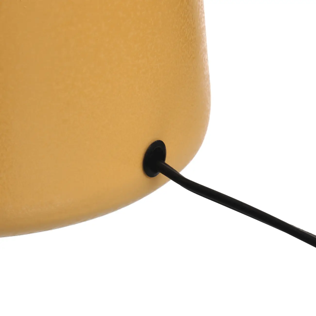 BASE DE LUMINÁRIA DE MESA KERAMIK - AMARELO HANBAR - Foto 4