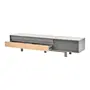 RACK 4 GAVETAS/1 PORTA 2,10 M X 46 CM LITHO - ESTANHO/KONKRET - Foto 9