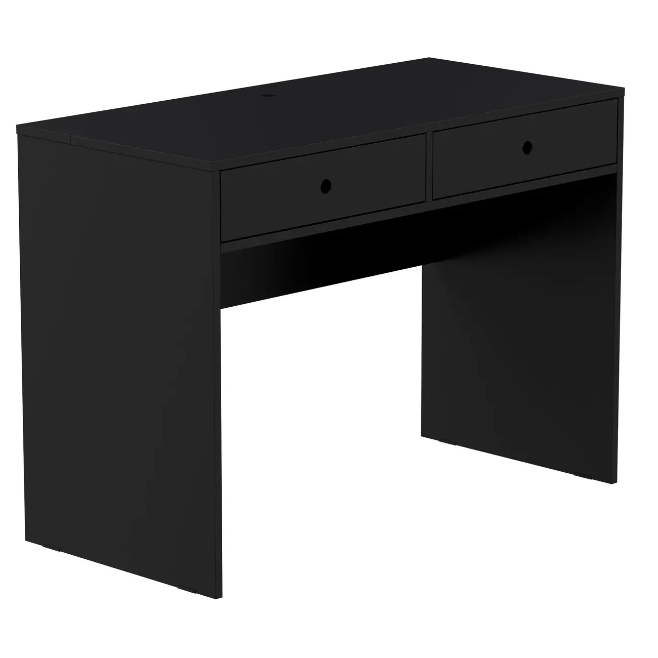 ESCRIVANINHA 2 GAVETAS 1,03 M X 51 CM PRATY - PRETO - Foto 24