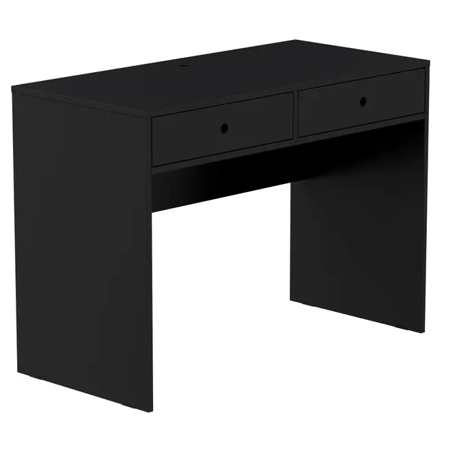 ESCRIVANINHA 2 GAVETAS 1,03 M X 51 CM PRATY - PRETO - Foto 24