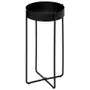 PRETO - MESA LATERAL REDONDA 30 CM PIRIZ