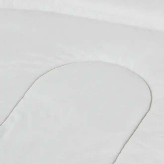 EDREDOM DUPLA-FACE SOLTEIRO 1,60 M X 2,40 M MISCELLAN - OFF WHITE/CAQUI - Foto 9