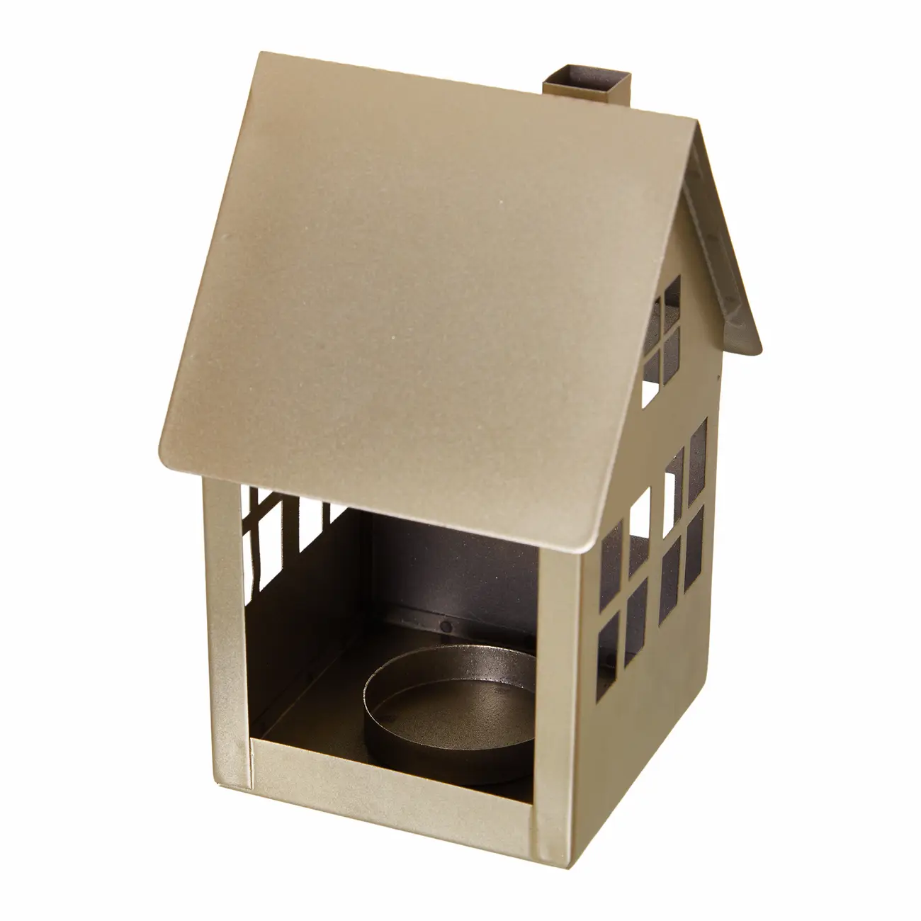 SUPORTE VELA CASA 16 CM FINE FESTIVITY - OURO - Foto 7