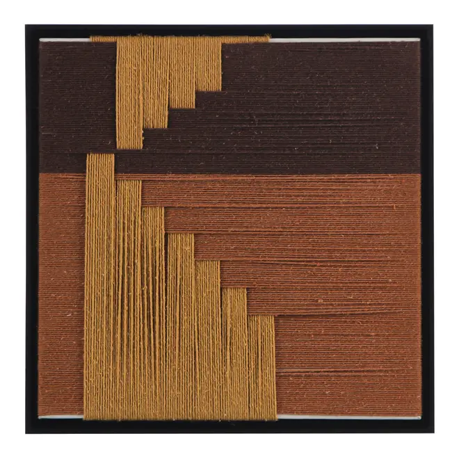 QUADRO 40 CM X 50 CM AMANTIKIR I - PRETO/MULTICOR - Foto 1