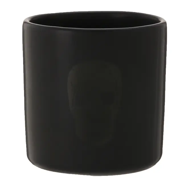 PORTA-ESCOVA/PASTA CAVEIRA - PRETO/PRETO FOSCO - Foto 1