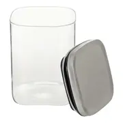 POTE HERMÉTICO 800 ML GIALLE BORO - INCOLOR/PRATA - Foto 3