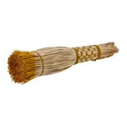 VASSOURA DECORATIVA ACARI - FIBRA CLARA/AMARELO - Foto 5