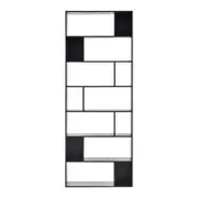 ESTANTE/DIVISÓRIA 80 CM X 2,12 M BLOCK - PRETO - Foto 2