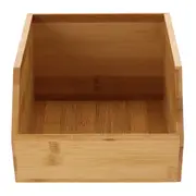 ORGANIZADOR EMPILHÁVEL 17 CM X 30 CM BAMBOO - BAMBU - Foto 3
