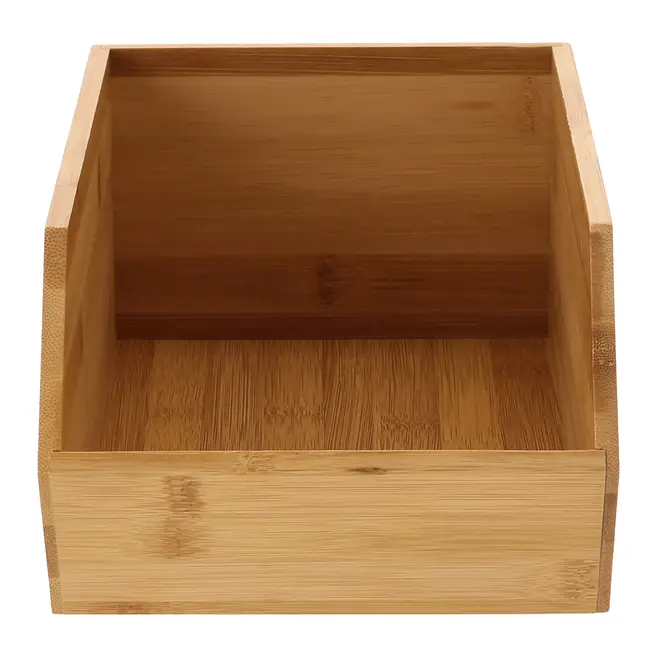 ORGANIZADOR EMPILHÁVEL 17 CM X 30 CM BAMBOO - BAMBU - Foto 3
