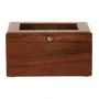 CAIXA DECORATIVA 17 CM X 14 CM X 9 CM BERWICK - NOZES/OURO VELHO - Foto 3