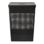 CESTO PARA ROUPAS GRID - PRETO - Foto 2