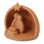 ADORNO PRESÉPIO 10 CM VILAREJO NOEL - ARGILA CRUA - Foto 3