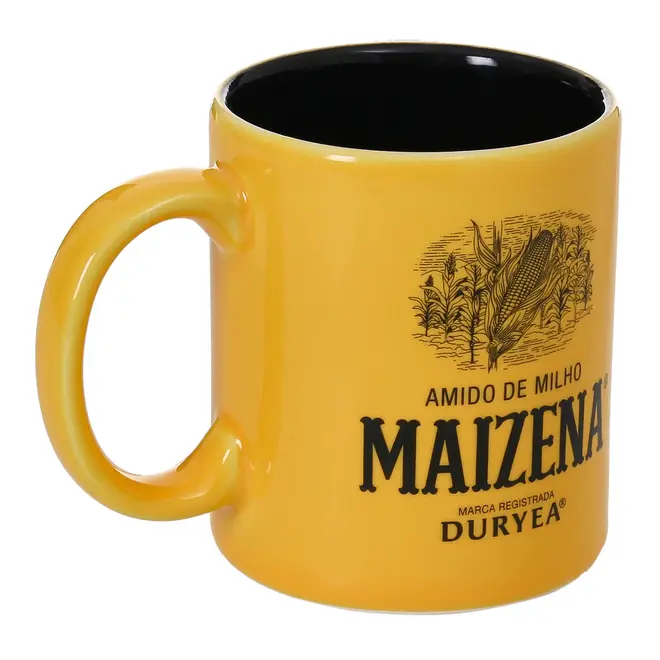 CANECA 300 ML MAIZENA - AMARELO/PRETO - Foto 5