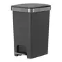 KONKRET/INOX - LIXEIRA COM PEDAL 15 L DAY USE