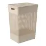 CESTO PARA ROUPAS GRID - OFF WHITE - Foto 1
