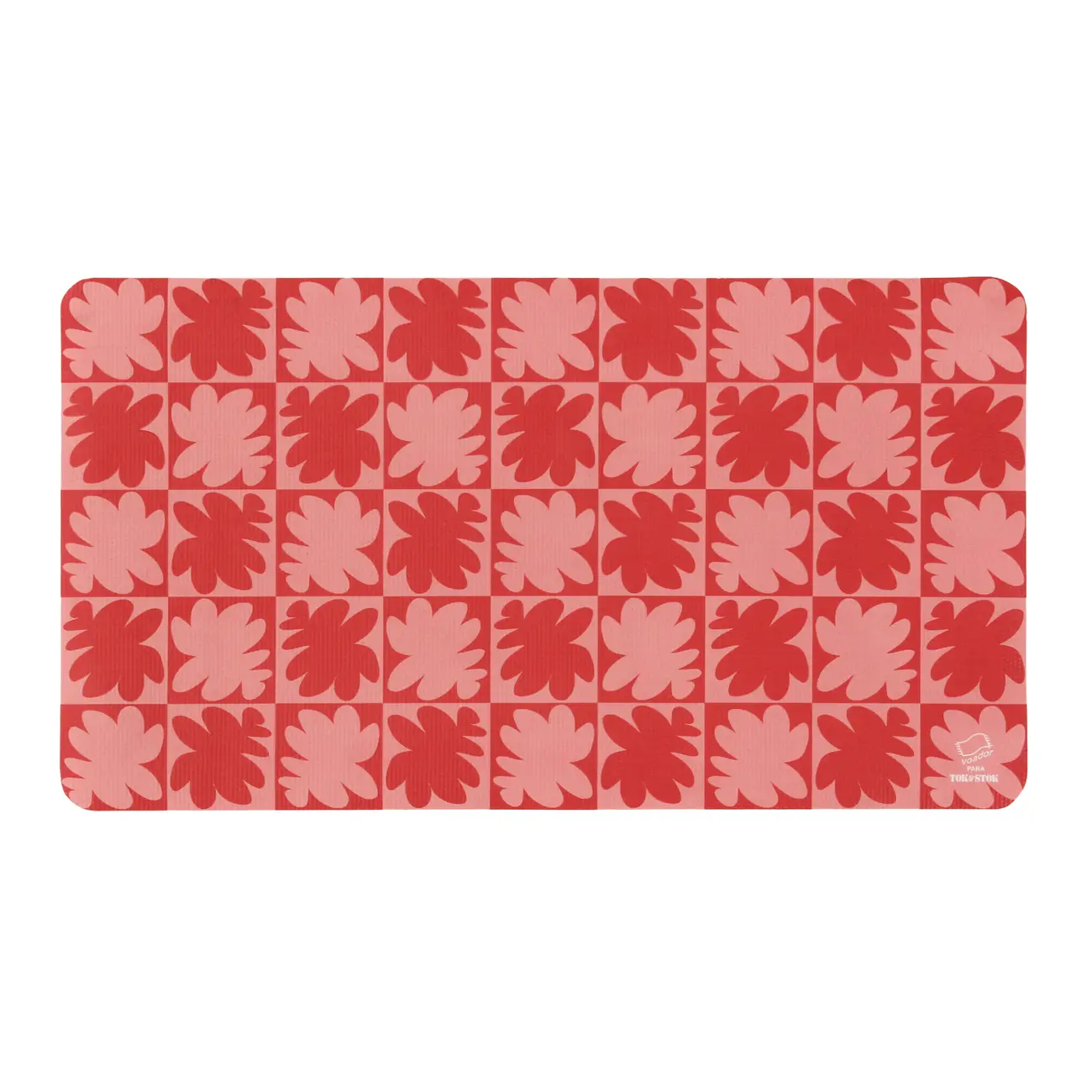 TAPETE/COMEDOURO MISTURINHA - VERMELHO/MELÃO - Foto 1