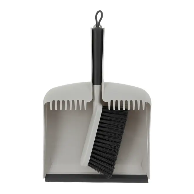 KIT PÁ COM ESCOVA WIPE CLEAN - CINZA/KONKRET - Foto 1
