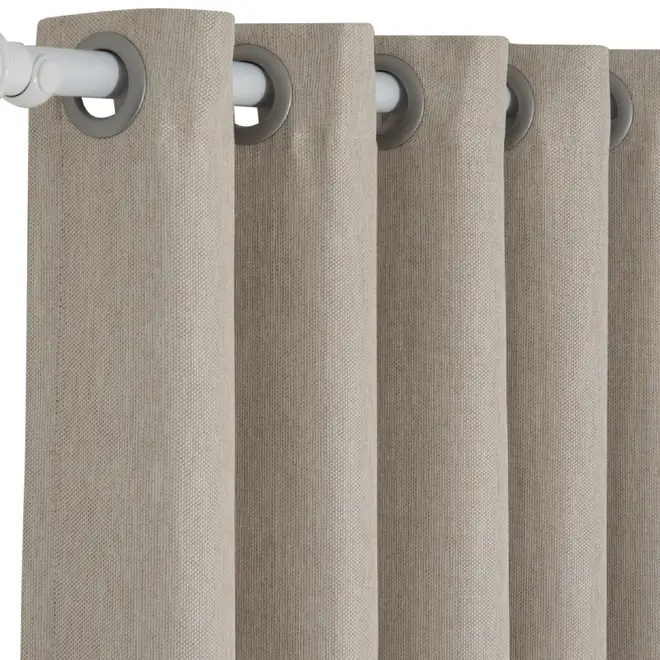 CORTINA BLACKOUT 70% 2 PEÇAS 2 M X 2,60 M MISCANTHUS - MESCLADO NATURAL - Foto 2