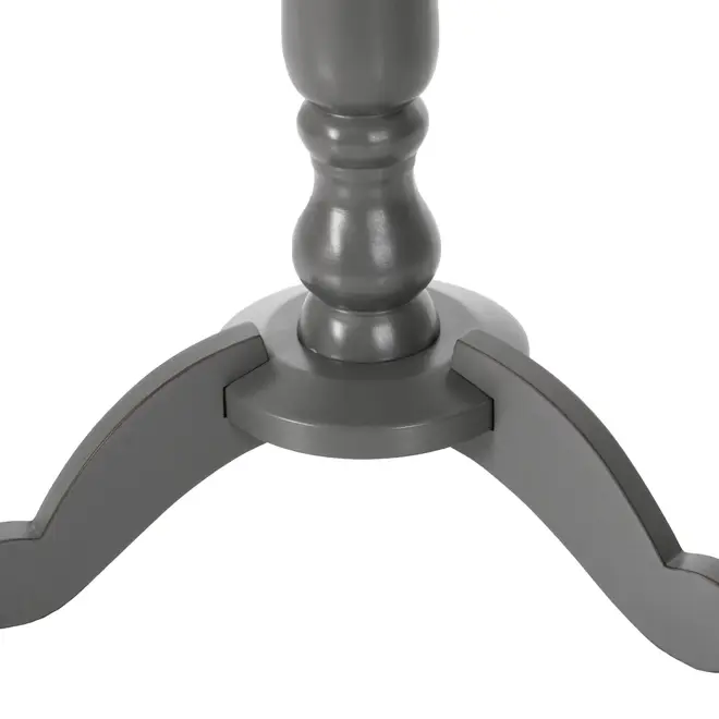 MESA LATERAL REDONDA 45 CM PILLIER - GRIS BRULÉ - Foto 5