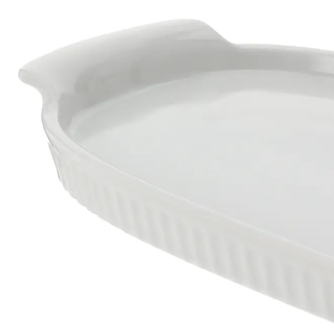 TRAVESSA REFRÁTARIA 36 CM X 14 CM HOTF - BRANCO - Foto 6