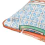 ALMOFADA 43 CM X 43 CM SAUDADE TROPICAL - AZUL HISTÓRICO/MULTICOR - Foto 2
