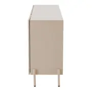 BUFFET 3 PORTAS 1,65 M X 40 CM RIBS - AREIA/AREIA - Foto 7