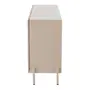 BUFFET 3 PORTAS 1,65 M X 40 CM RIBS - AREIA/AREIA - Foto 7