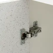 ARMÁRIO PARA ESCRITÓRIO BAIXO 2 PORTAS SLEEK - BRANCO/GRANILITE - Foto 11