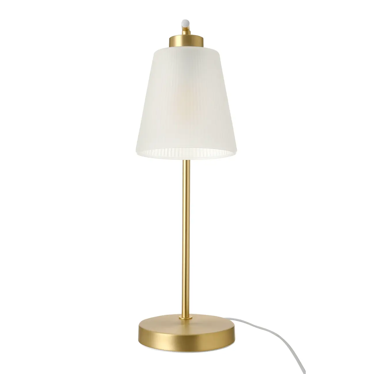 LUMINÁRIA DE MESA HALLEY - OURO/FROST - Foto 5