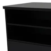 BALCÃO DE COZINHA COM 2 PORTAS DE CORRER 1,20 M X 60 CM LIN - PRETO/NOZES - Foto 11