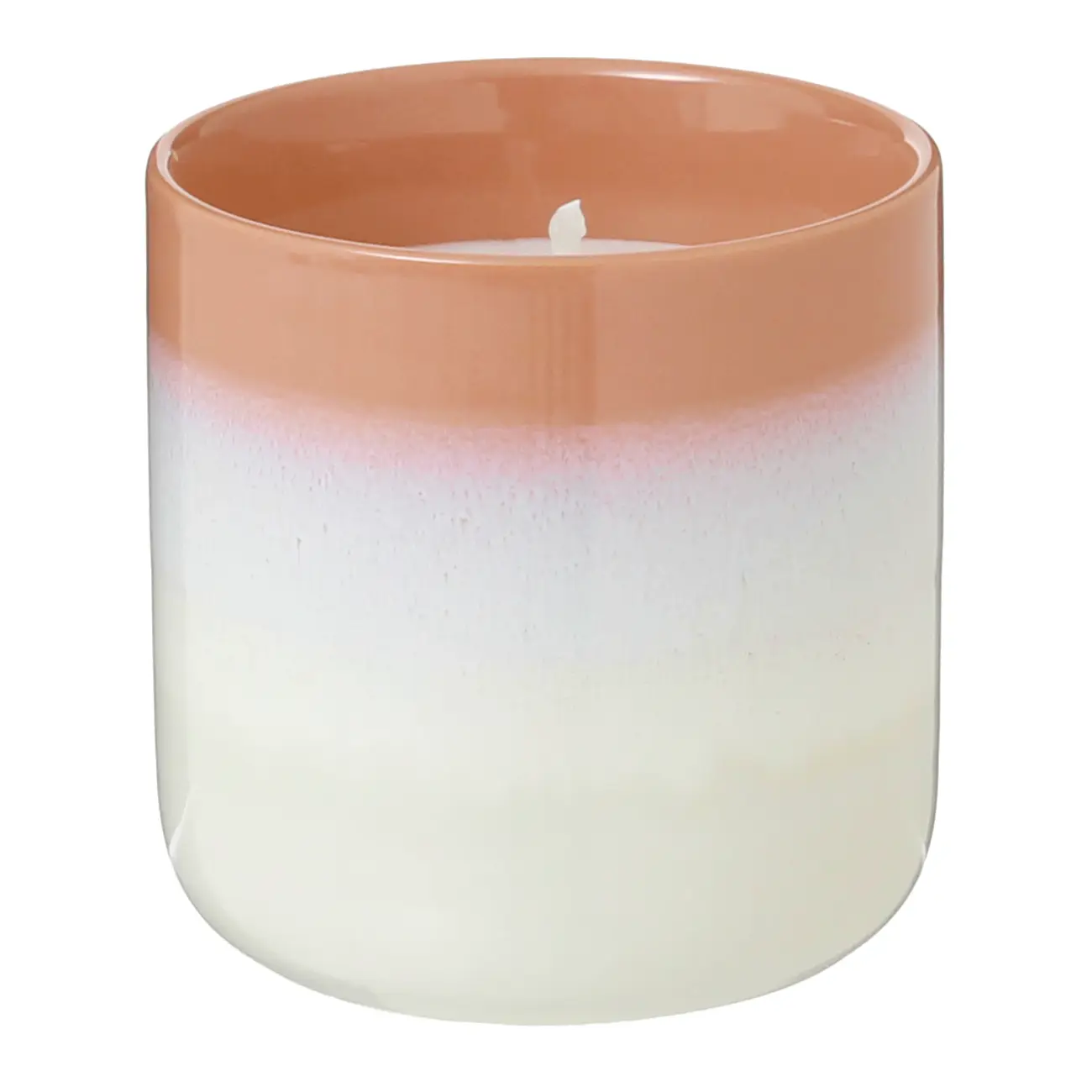 VELA POTE MÉLANGE 9 CM - OFF WHITTE/VIN ROSE - Foto 1