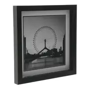 QUADRO 30 CM X 30 CM LONDON EYE - PRETO/BRANCO - Foto 2