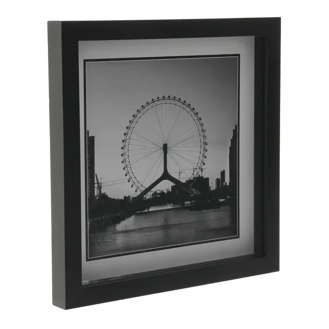 QUADRO 30 CM X 30 CM LONDON EYE - PRETO/BRANCO - Foto 2
