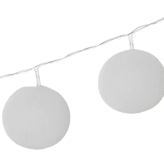 CORDÃO LUMINOSO 20 LEDS 127V COTTONLINE - BRANCO - Foto 2
