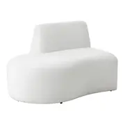 SOFÁ 4 LUGARES ESTENDIDO DIREITO ÔNDULO - BOUCLÉ BRANCO - Foto 4