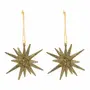 PINGENTE ESTRELA 11 CM FINE FESTIVITY C/2 - OURO - Foto 1