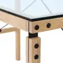 MESA DE ESCRITÓRIO 1,60 M X 75 CM PONTES - OAK FEEL/GRAFITE SATIN - Foto 7
