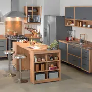 BALCÃO 1,40 M X 80 CM TOAST - OAK TAMMI - Foto 4