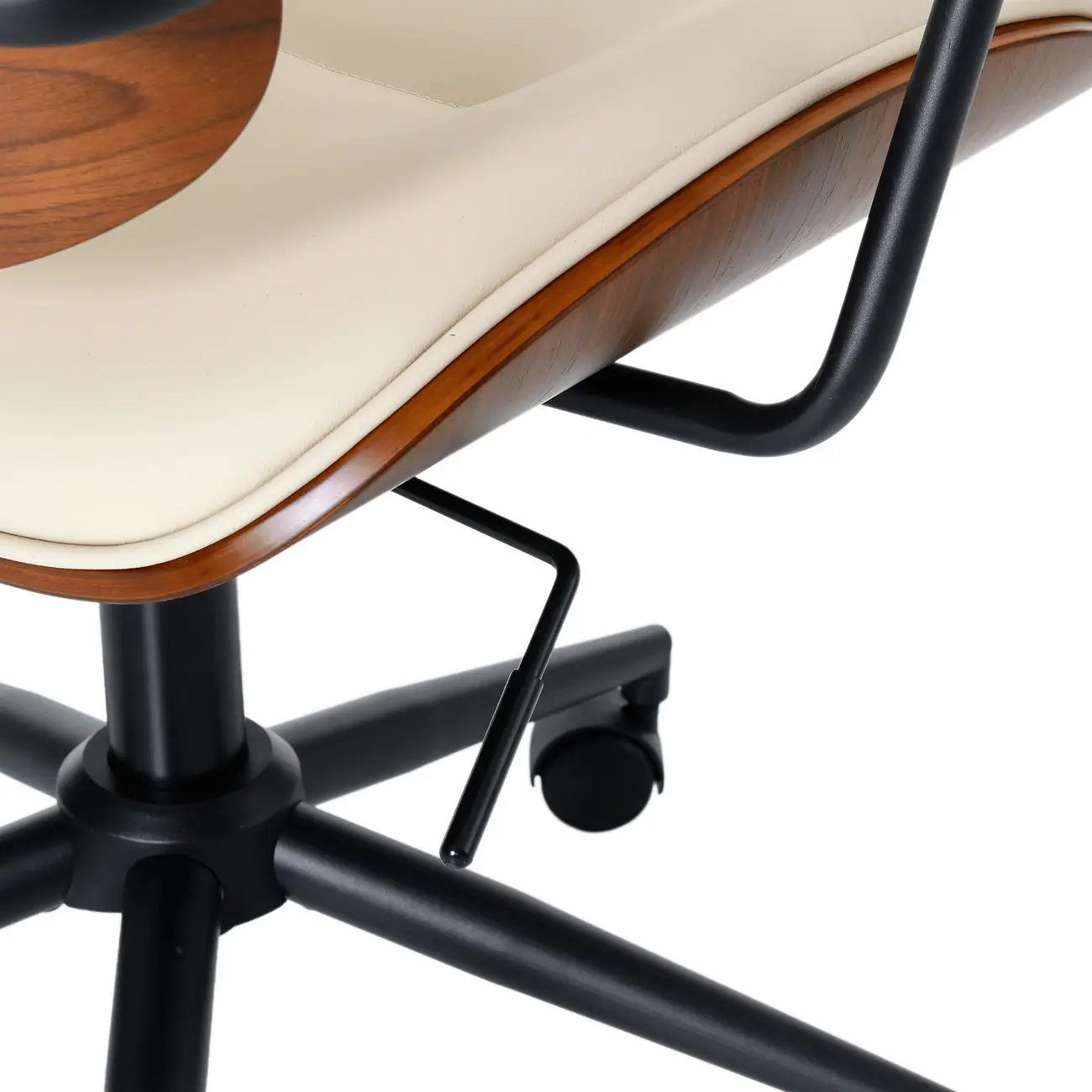 CADEIRA HOME OFFICE PINCHO - PRETO/CAMELO - Foto 9