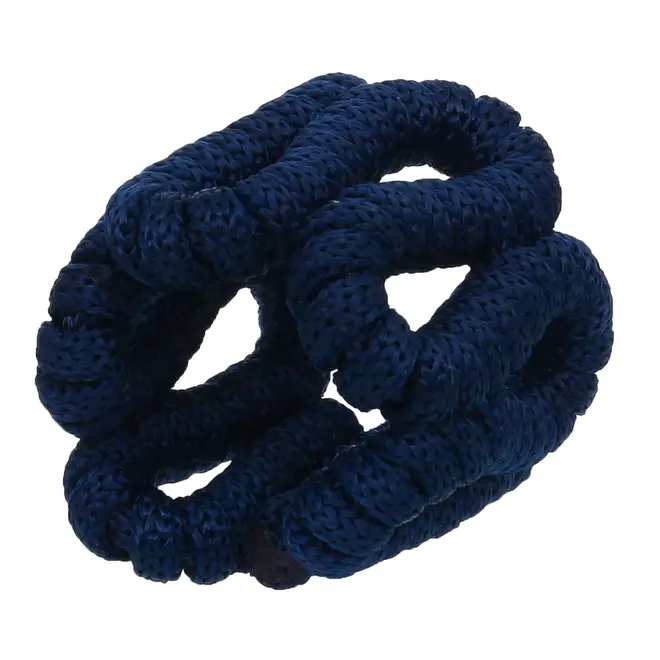 ARGOLA PARA GUARDANAPO CONJUNTO COM 2 PEÇAS ARABESCO - AZUL ESCURO - Foto 4