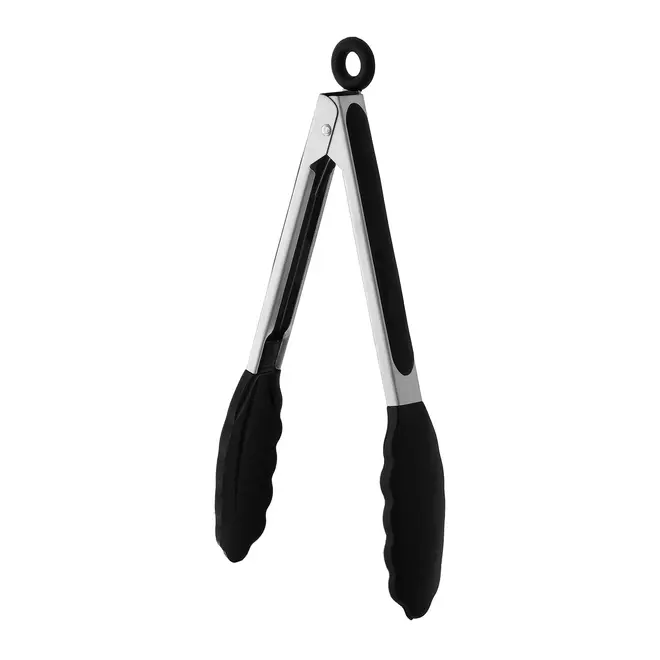 PINÇA MULTIUSO 27 CM COOKING - INOX/PRETO - Foto 1