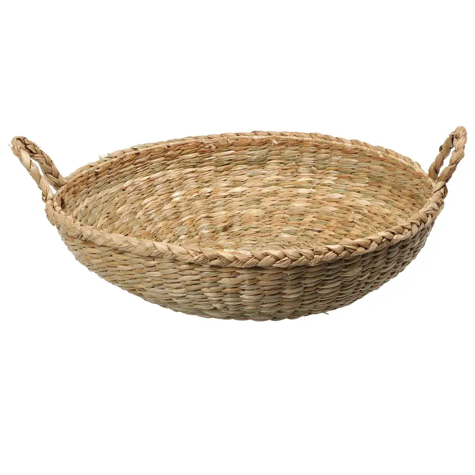 FRUTEIRA DE MESA COM ALÇA 40 CM TABOA - FIBRA NATURAL - Foto 1