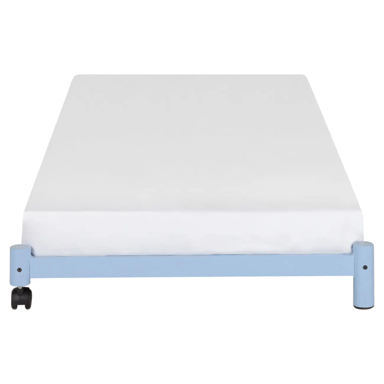 CAMA DE SOLTEIRO INFERIOR 78 CM FLAT - AZUL CLARO - Foto 29