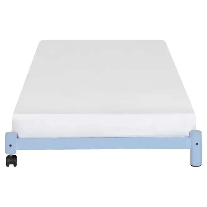 CAMA DE SOLTEIRO INFERIOR 78 CM FLAT - AZUL CLARO - Foto 29