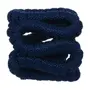 ARGOLA PARA GUARDANAPO CONJUNTO COM 2 PEÇAS ARABESCO - AZUL ESCURO - Foto 2