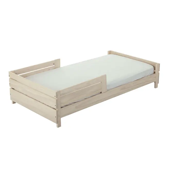 CAMA JÚNIOR 78 CM WOOD FENCE - BRANCO LAVADO - Foto 4