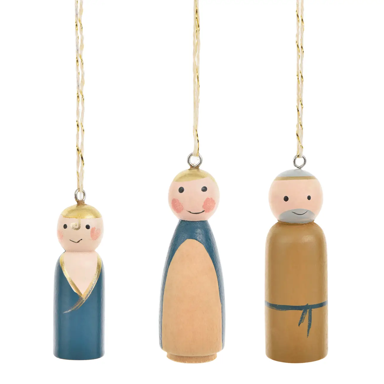 PINGENTE KIT COM 3 PEÇAS NATAL ASTRAL - DOURADO/MULTICOR - Foto 1